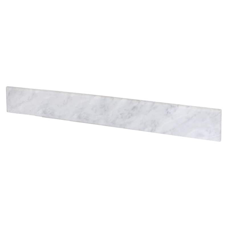 Carrara Marble Backsplash - 37"