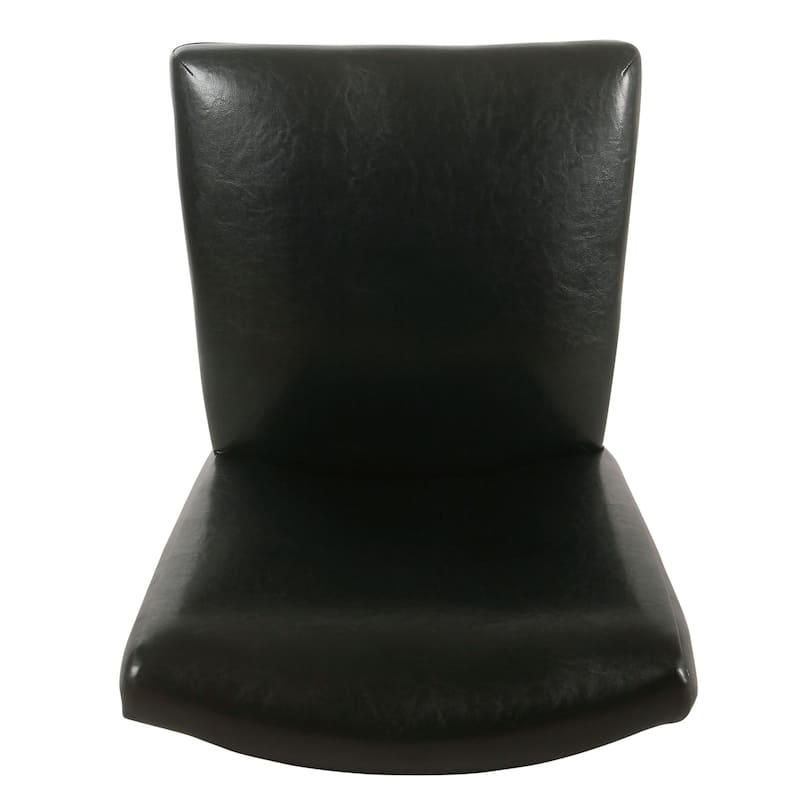Homepop Parsons Dining Chair - Black Faux Leather - set of 2