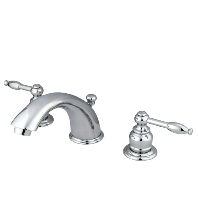 Kingston Brass Magellan Widespread Bathroom Faucet with Pop-Up Drain - Polished Chrome