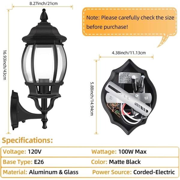 Exterior Sconce Light Fixtures / Outdoor Sconces Outdoor Wall Lighting