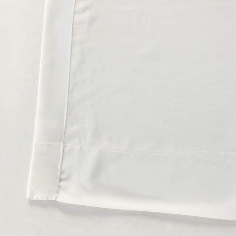 Exclusive Fabrics Extra Wide Double Layer Sheer Curtains (1 Panel) - Elegant Window Treatment
