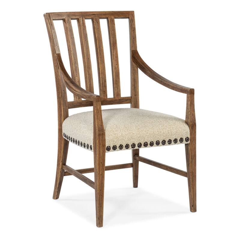Hooker Furniture 6700-75400-80 Big Sky Wood Framed Dining Chair - Vintage Natural