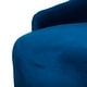 preview thumbnail 7 of 7, SAFAVIEH Couture Evangeline Navy Blue Velvet Parisian Sofa