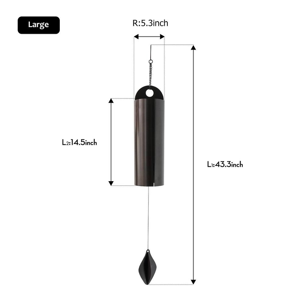 Outdoor Wind Chimes for Outside Garden & Patio Decor Deep Tone Resonance Serenity Wind Bells