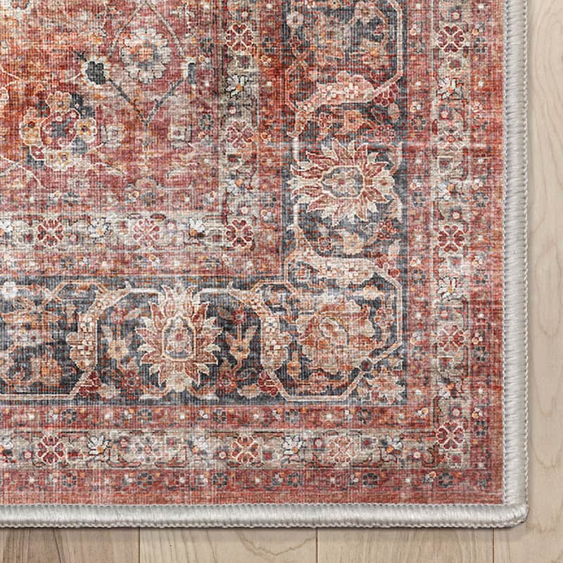 Well Woven Asha Delphine Vintage Persian Flat-Weave Area Rug