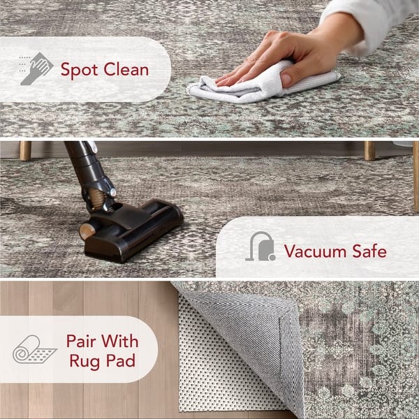 dimension image slide 0 of 3, Nuloom Vintage Corene Area Rug