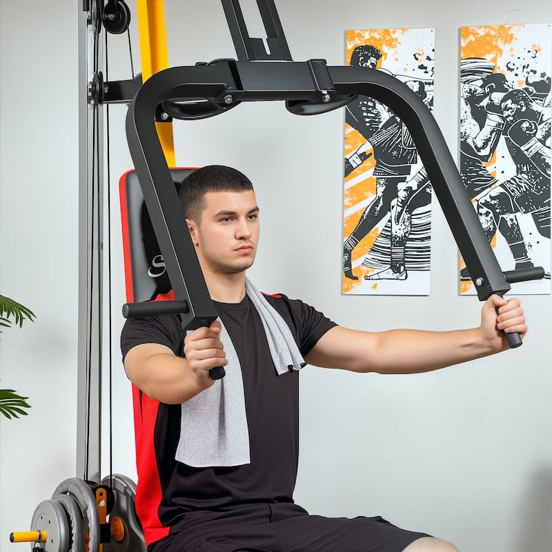 Soozier Chest Fly Machine and Chest Press Station