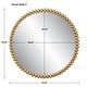 preview thumbnail 3 of 3, Uttermost Byzantine Round Gold Mirror - 41.25"W x 41.25"H x 2"D
