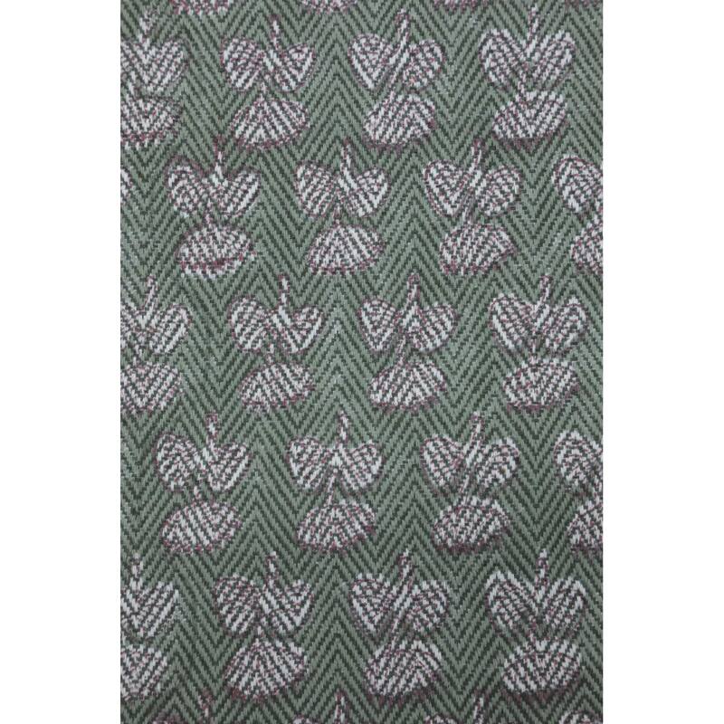 Fabdivine Damaru Handcrafted Cotton Blanket - Hand Block Printed Sofa & Bed Throw, Home Textile with Hand-Tied Tassels, 90"x54"