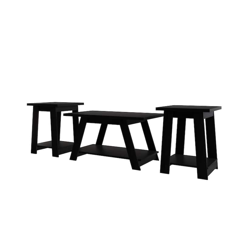 CraftPorch 3-Pieces Coffee Table Set