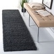 preview thumbnail 20 of 89, SAFAVIEH Venus Shag Kiwako 1.75-inch Thick Rug 2'2" x 8' Runner - Dark Grey - Runner