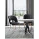preview thumbnail 1 of 18, Swell Velvet Upholstered Dining Chair Single - Dark Grey - Dining Height