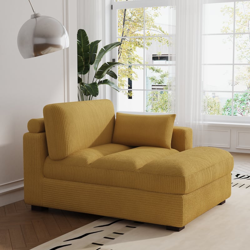 Left and Right Sectional Sofa Set Chaise Lounge Sofa Chair