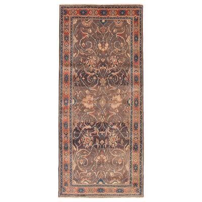 ECARPETGALLERY Hand-knotted Andelz Grey Wool Rug - 4'4 x 9'9