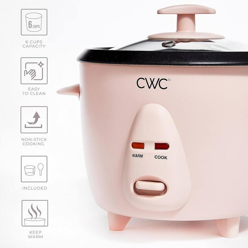 COOK WITH COLOR 6 Cup Rice Cooker 300W - Effortless Cooking