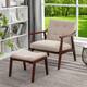 Option Sandy Beige Fabric/Espresso