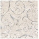 preview thumbnail 44 of 104, SAFAVIEH Florida Shag Shahin Scroll 1.2-inch Thick Textured Rug 6'7" x 6'7" Square - Beige/Blue Grey