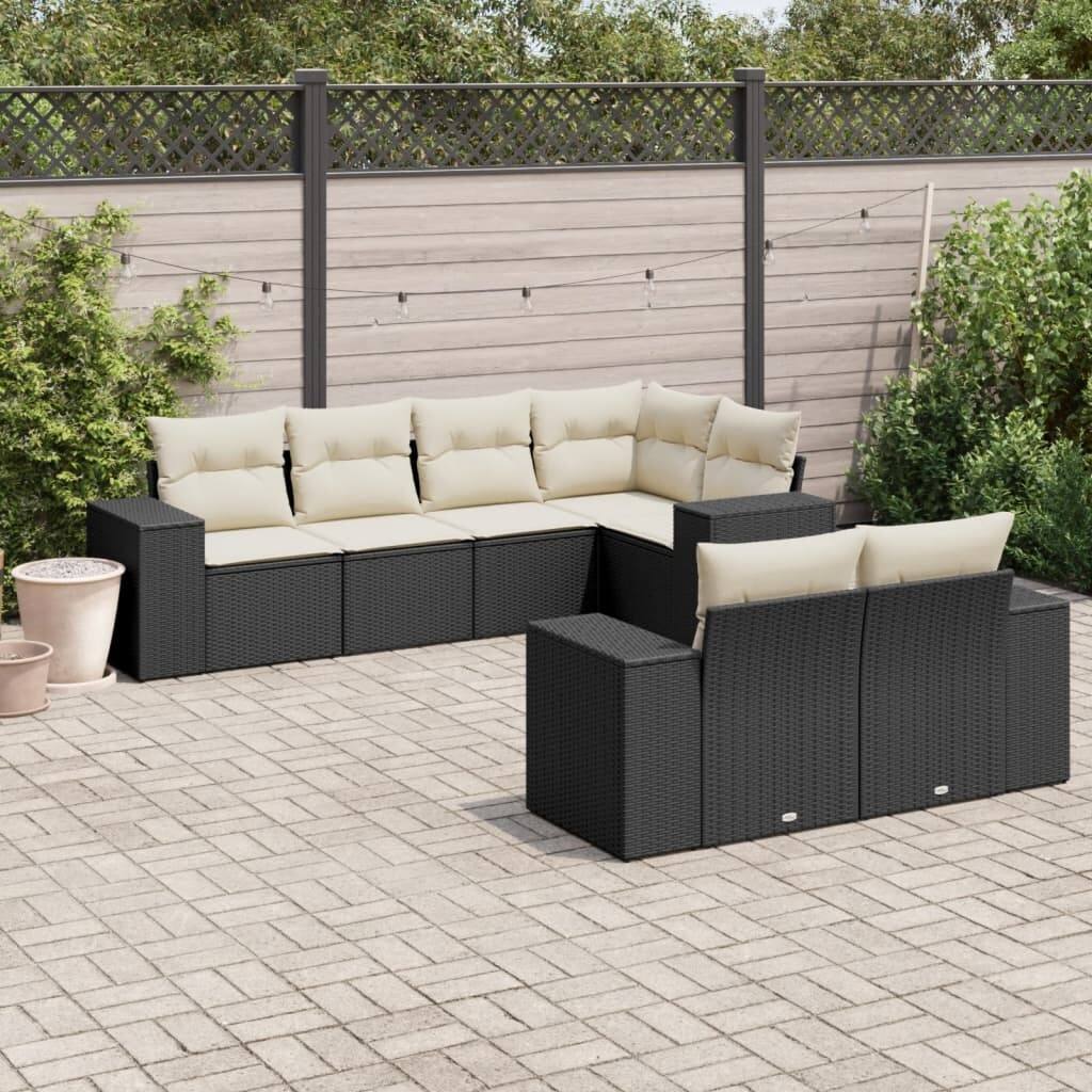 vidaXL Garden Sofa Set - 24.4 x 32.7 x 27.2
