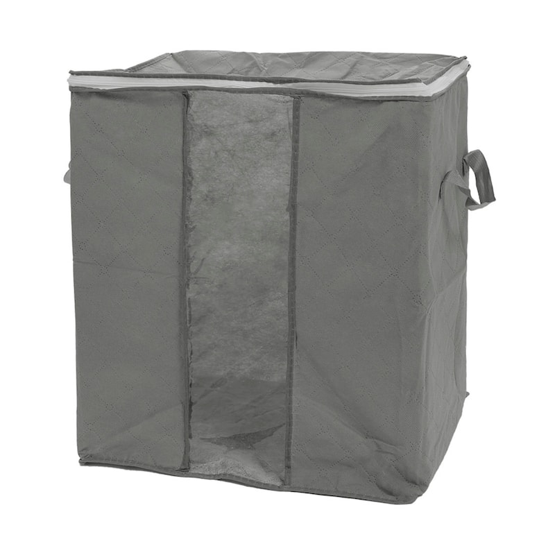 Household Zipper Closure Quilt Pillow Clothing Organizer Storage Bag Case