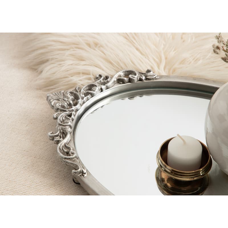 Kate and Laurel Arendahl Mirrored Decorative Tray