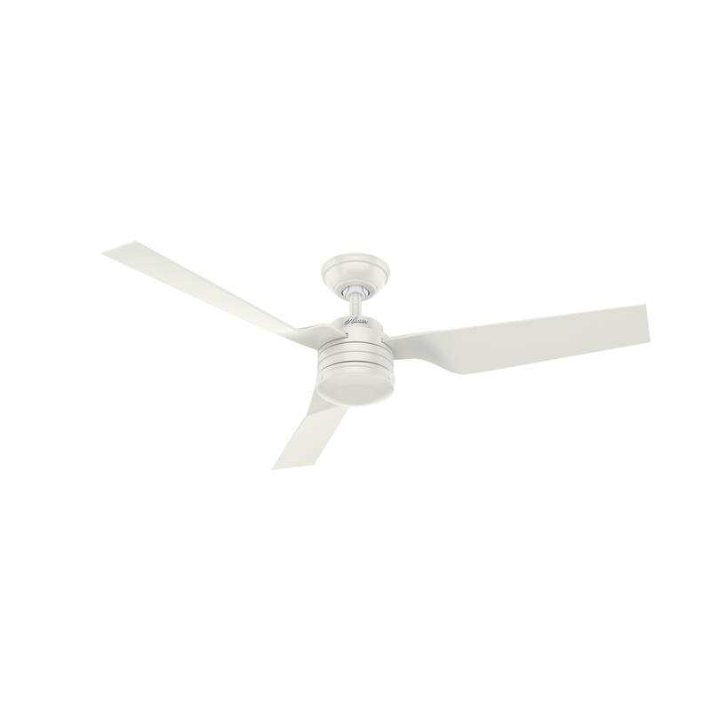 Hunter 52" Cabo Frio Outdoor Ceiling Fan with Wall Control - Modern Industrial - Damp Rated!