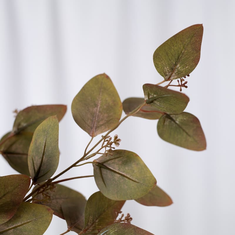 Yellow-Green Artificial Eucalyptus Branch (1 Stem)