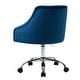 preview thumbnail 16 of 31, Modern Home Office Chair Velvet Swivel Armchair Chair with Soft Seat - 23.00 x 20.00 x 36.00 inch