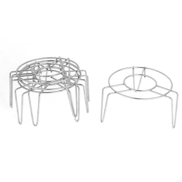 Unique Bargains Cookware 12cm x 7cm Stainless Steel 3 Legs Cooker Food