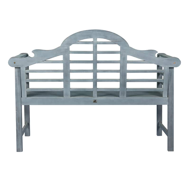 Apollo 51.2" 3-Seat Arched 600-Lbs Support Acacia Wood Outdoor Garden Patio Bench, by JONATHAN Y