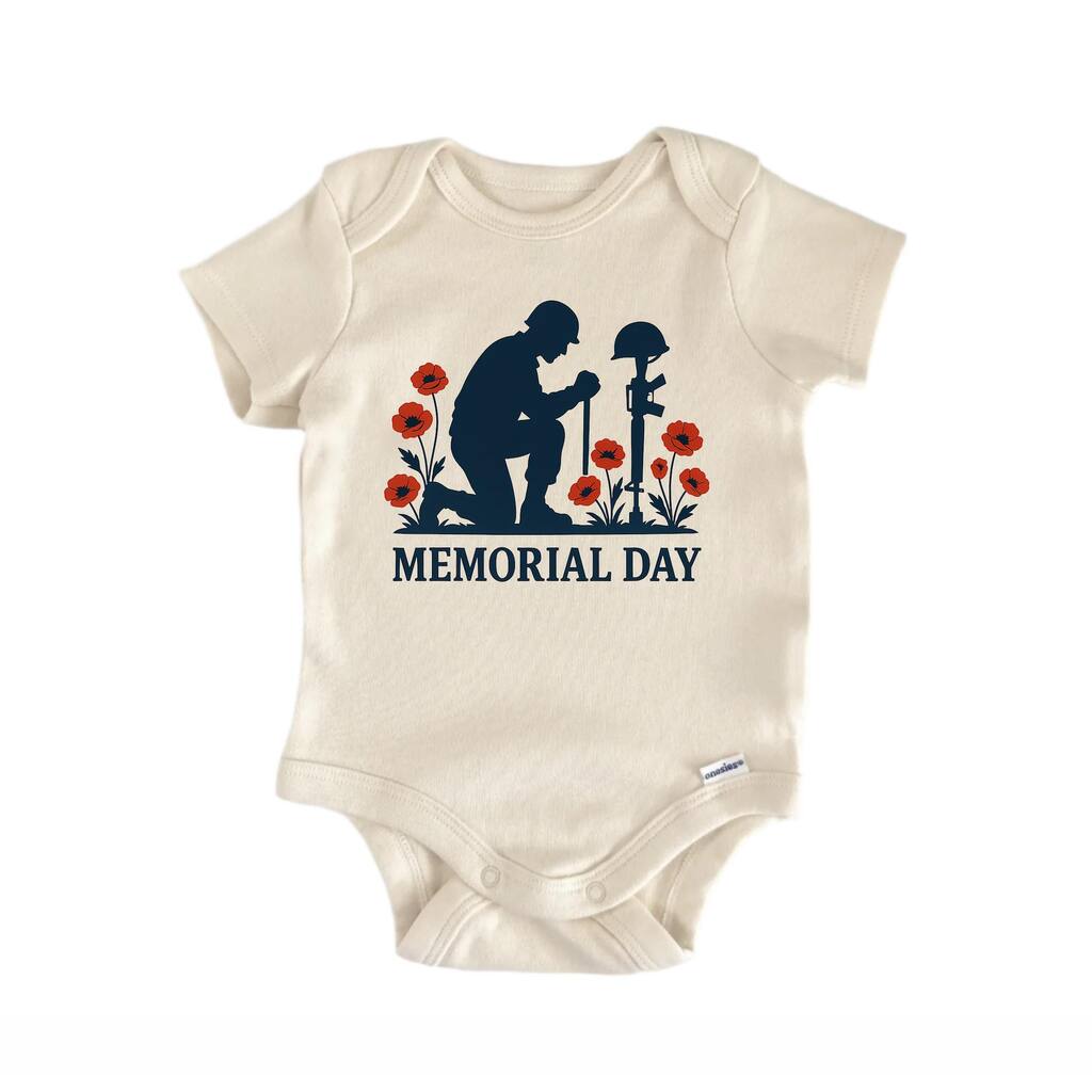 Memorial Day Soldier - Baby Bodysuit