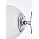preview thumbnail 14 of 26, Miko Six inch Dual Flush Mount and Bath Sconce with Frosted Glass