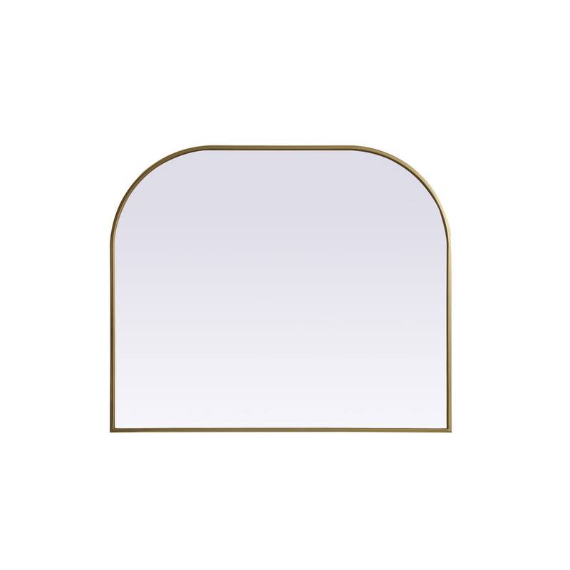 Elegant Lighting MR1B4034 Blaire 40" W x 34" H Modern Arched Bathroom - Brass