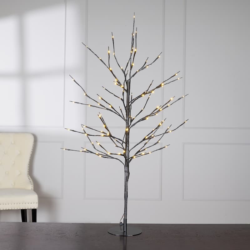 40 IN Floral Lights Tree W/112 Rice Lights - Medium