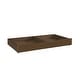 preview thumbnail 3 of 1, Olivia 41" Wide Traditional Wood Trundle, Rosewood Brown