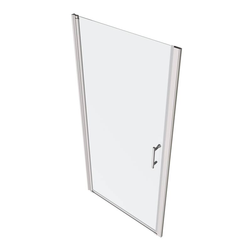 28" W x 72"H Pivot Frameless Swinging Shower Door