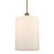 Option Matte White / Brushed Brass