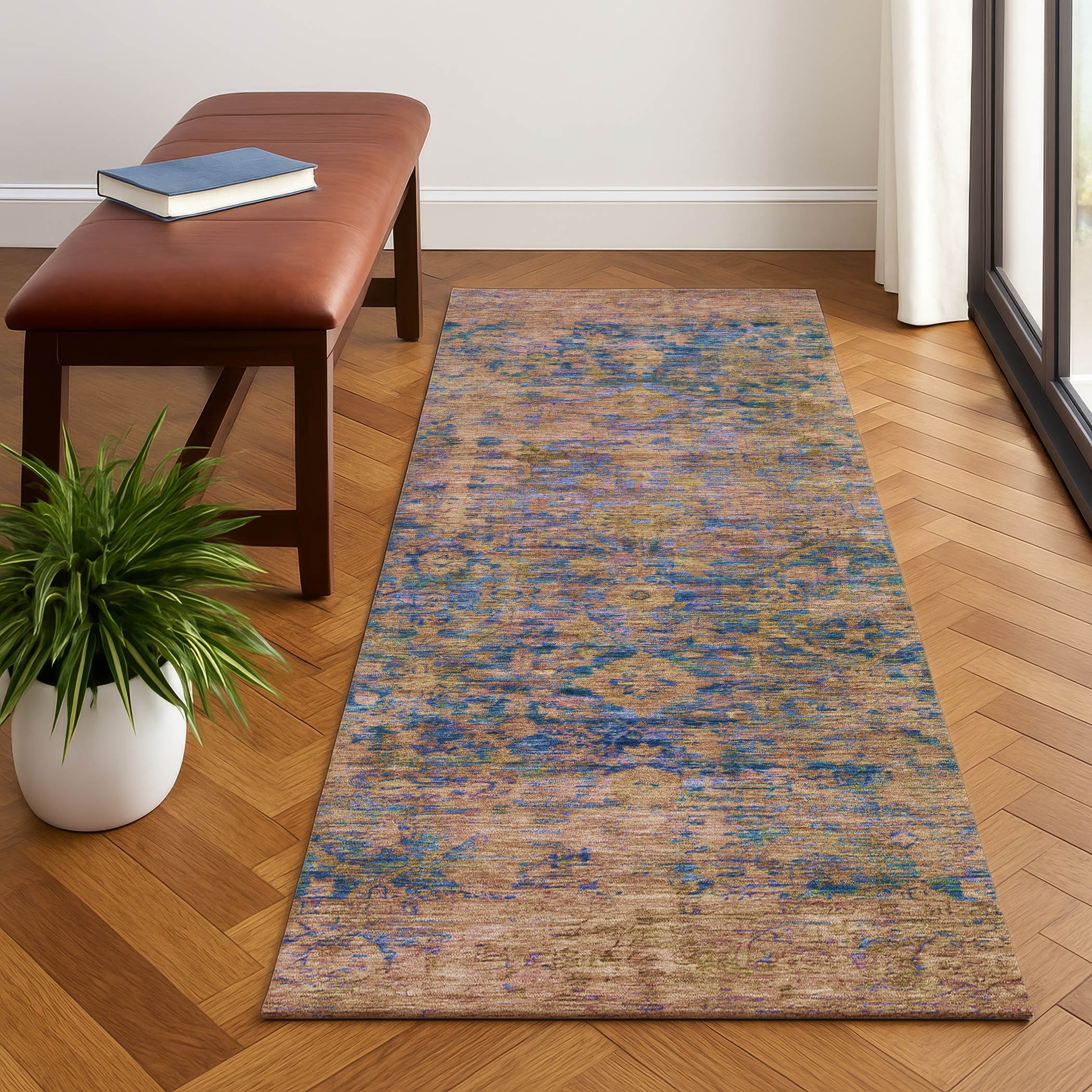 Premium Washable Super Soft Vintage Traditional Mayfield Rug