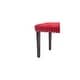 preview thumbnail 2 of 1, Cabara Tufted Fabric Bench (Red)