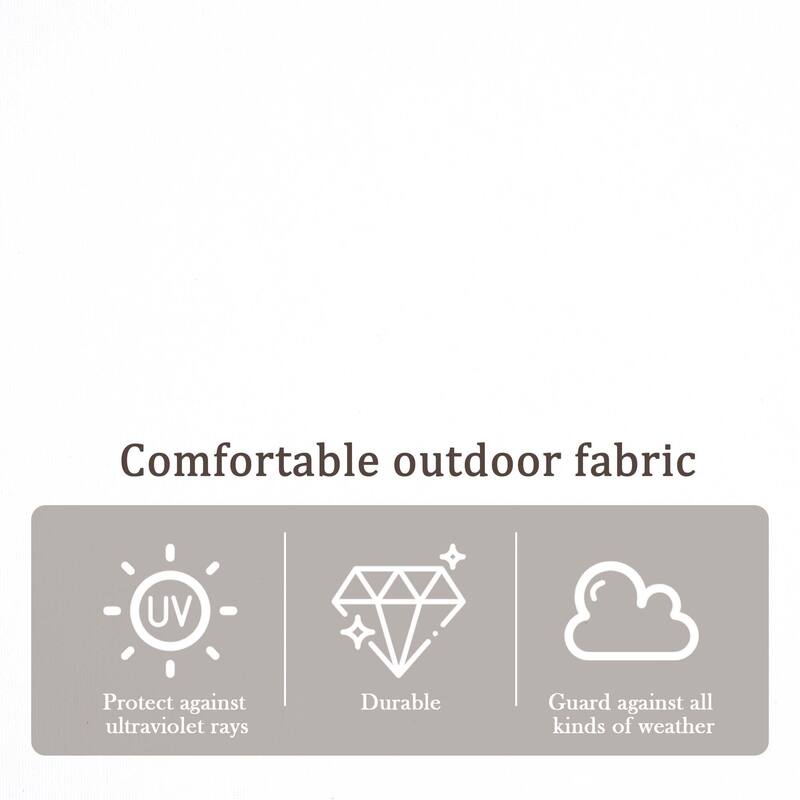 Set of 2 Outdoor Teak Wood Armchairs with Cushions, Patio Club Chairs