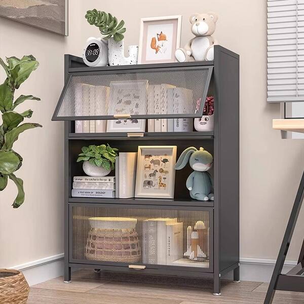 3 Tier Pantry Storage Cabinet Baker Racks for Kitchen with Storage ...