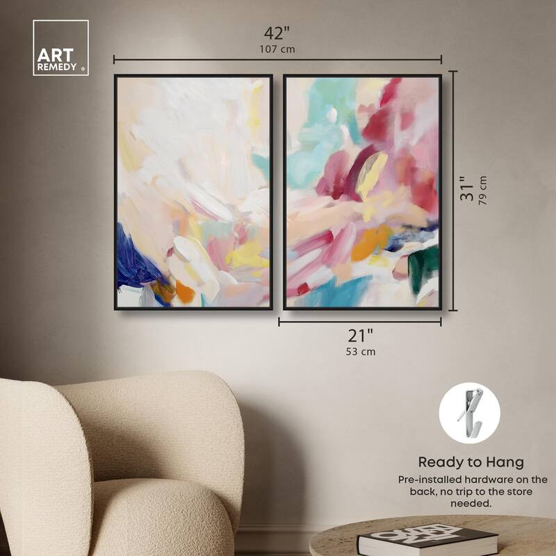 Unbridled Spirit I Canvas Set of 2 by Art Remedy