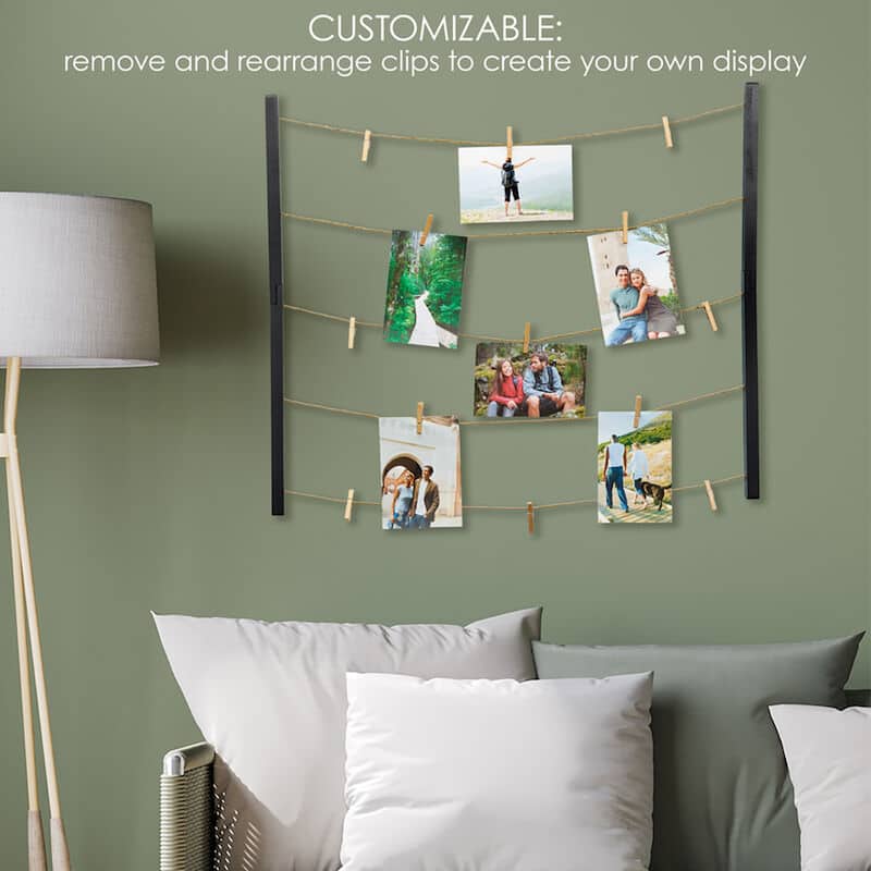 Melannco 30 Clip Collage, 31X26 Inch, Black