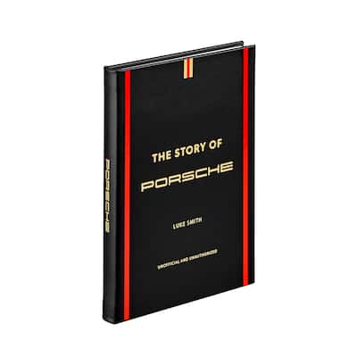Graphic Image The Story of Porsche Coffee Table Book, Leather, Black