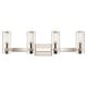 preview thumbnail 10 of 12, Kichler 55169 Jemsa 4 Light 32" Wide Vanity Light