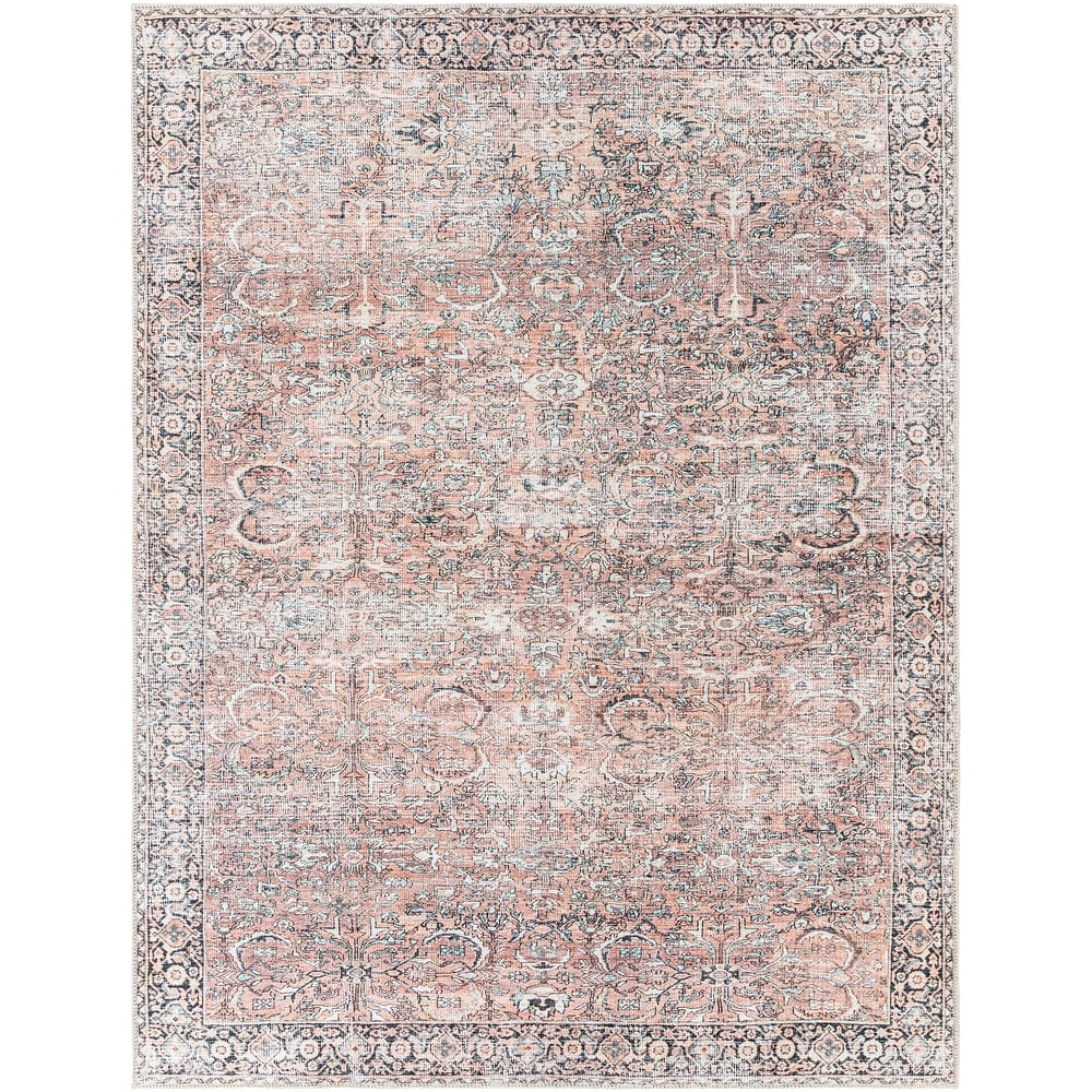 Livabliss Antonella Traditional Vintage Machine Washable Area Rug