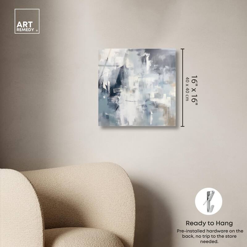 Enigma of Blue Acrylic by Art Remedy, Ready to Hang