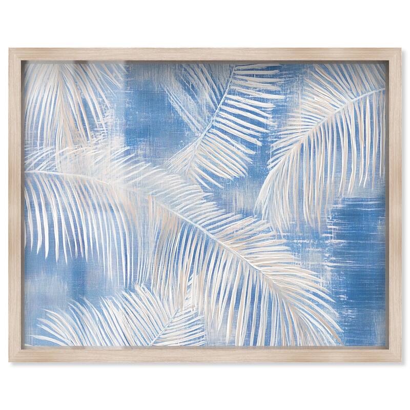 Sky Palm Silhouettes Shadowbox by Art Remedy - Natural - 20" x 16"