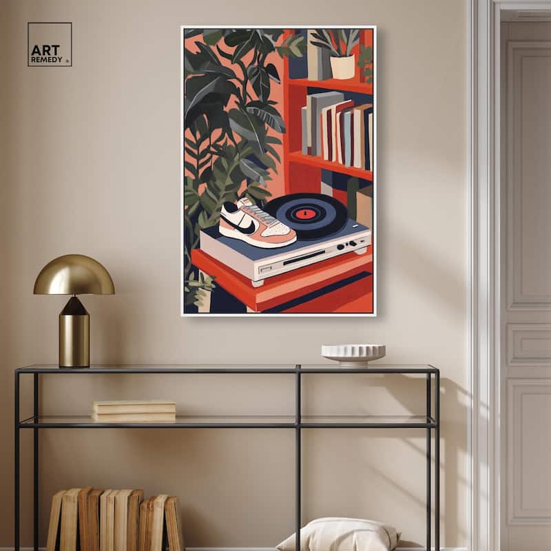 Vinyl and Sneaker Canvas by Art Remedy
