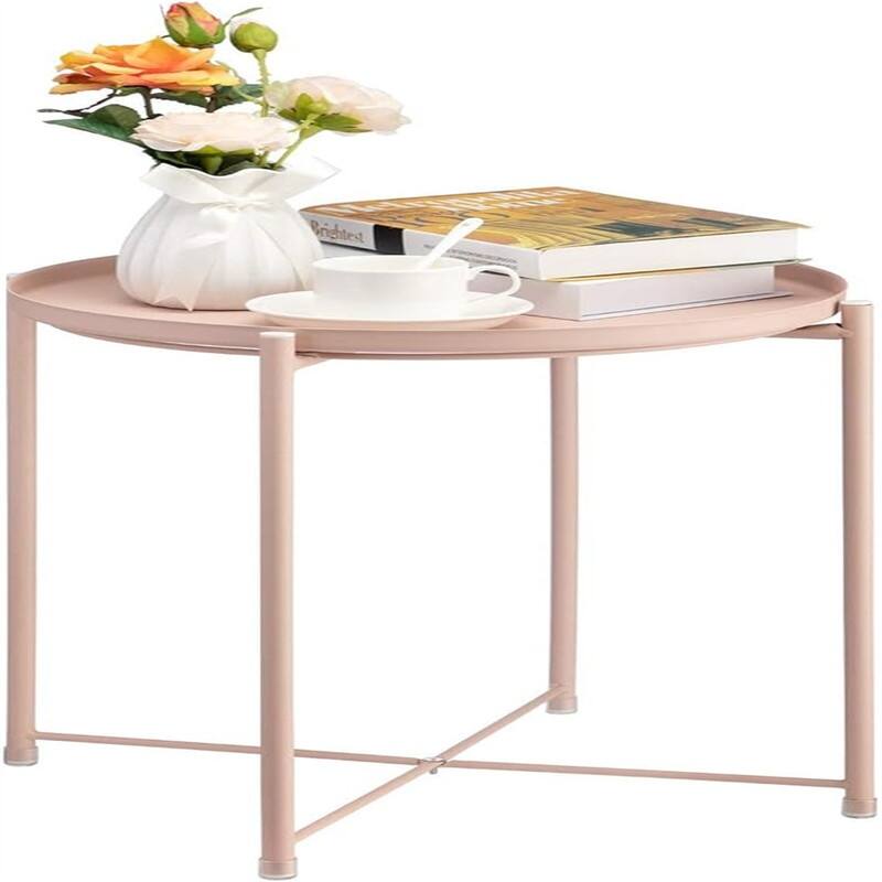 Tray Metal End Table
