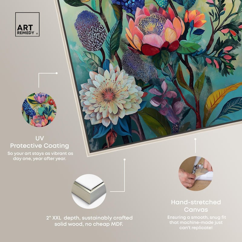 Exotic Bloom Medley II Canvas by Art Remedy